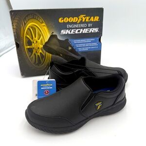 Goodyear Engineered By Skechers Women's Leona Slip Resistant Slip On‎ Shoes NWT